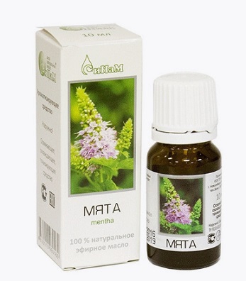 Масло эфирное Мята, фл 10мл