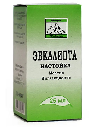 Эвкалипт настойка, флакон 25мл Эвкалипт настойка, флакон 25мл