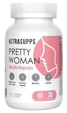  UltraSupps (Ультрасаппс) Мультивитамины Pretty Woman для женщин, капсулы 60шт БАД