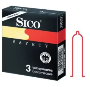 Купить sico (сико) презервативы safety классические 3шт в Городце