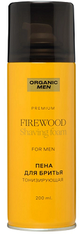 Organic (Органик) Men пена для бритья тонизирующая Firewood, 200мл