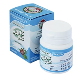 Эдас-942 Аркальцит, гранулы гомеопатические, 20г