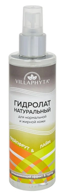 Villaphyta (Виллафита) Гидролат натуральный грейпфрут и лайм, 200мл