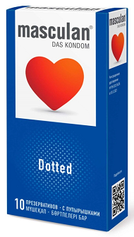 Masculan (Маскулан) Dotted презервативы с пупырышками 10шт