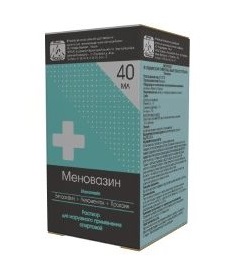 Меновазин, раствор для наружного применения, 40мл Меновазин, раствор для наружного применения, 40мл