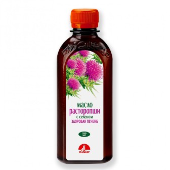 Расторопша масло с селеном, флакон 250мл БАД