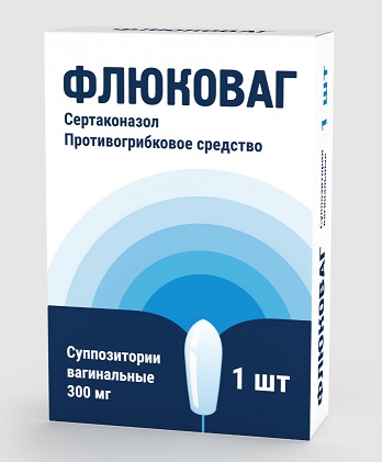 Флюковаг, суппозитории вагинальные 300мг, 1шт Флюковаг, суппозитории вагинальные 300мг, 1шт
