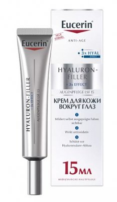 Купить eucerin hyaluron-filler (эуцерин) крем для кожи вокруг глаз 15 мл в Городце
