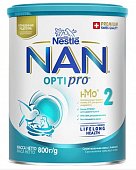 Купить nan optipro 2 (нан) смесь сухая для детей с 6 месяцев, 800г в Городце