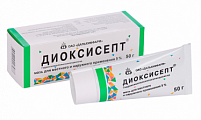 Купить диоксисепт, мазь для местного и наружного применения 5%, 50г в Городце