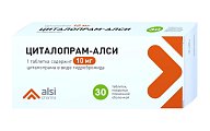 Купить циталопрам, таблетки, покрытые пленочной оболочкой 10мг, 30 шт в Городце