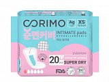 Corimo (Коримо) прокладки женские ежедневные анатомической формы размер XS, 20 шт