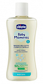 Купить chicco baby moments (чикко) пена для тела и волос нежная детская 200мл в Городце