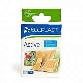 Купить ecoplast activ набор тканевых пластырей, 16 шт в Городце