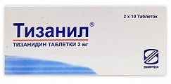 Купить тизанил, таблетки 2мг, 30шт в Городце