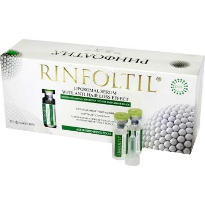 Купить rinfoltil (ринфолтил) липосомальная сыворотка против выпадения волос для интенсивного роста волос, 30 шт в Городце