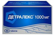 Купить детралекс, таблетки, покрытые пленочной оболочкой 1000мг, 60 шт в Городце