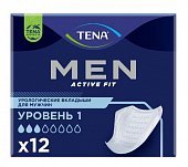 Купить tena (тена) прокладки, men active fit уровень 1, 12 шт в Городце