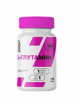 Смарт Пауэр L-глутамин, капсулы массой 895 мг, 170 шт БАД
