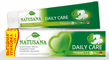 Natusana Daily Care (Натусана) зубная паста для взрослых, 125 мл