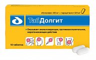 Купить табдолгит, таблетки покрытые пленочной оболочкой 400мг+325мг, 10 шт в Городце