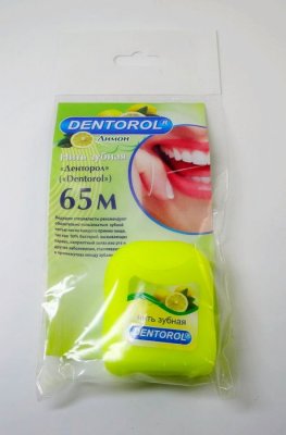 Купить денторол (dentorol) зубная нить лимон 65м в Городце