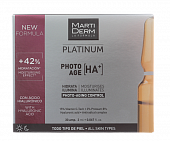 Купить martiderm (мартидерм) platinum сыворотка для лица коррекция фотостарения гиалуроновая кислота+, ампулы 2мл, 30 шт в Городце