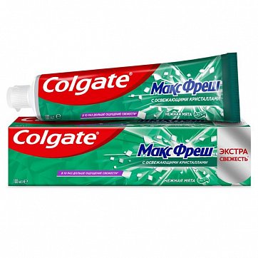 Colgate (Колгейт) паста зубная нежная мята МаксФреш нежная мята, 100 мл