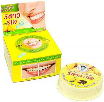 Купить 5 star cosmetic (5 стар косметик) зубная паста травяная с экстрактом манго, 25г в Городце