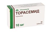 Купить торасемид, таблетки 10мг, 30 шт в Городце