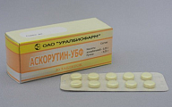 Купить аскорутин-уфб, таблетки 50мг+50мг, 50 шт в Городце