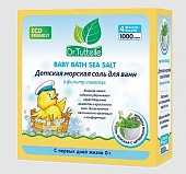 Купить dr.tuttelle (доктор туттелле) соль для ванны морская детская с целебными травами, 1000г в Городце