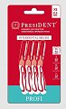 ПрезиДЕНТ (PresiDENT) Профи ершики для очистки межзубных промежутков XS 0,6 мм 4 шт.