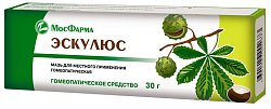 Купить эскулюс, мазь для наружного применения гомеопатическая 30г в Городце