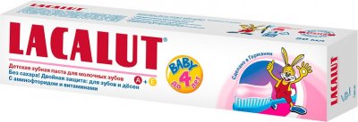Купить лакалют (lacalut) зубная паста для детей бейби до 4-х лет, 50мл в Городце