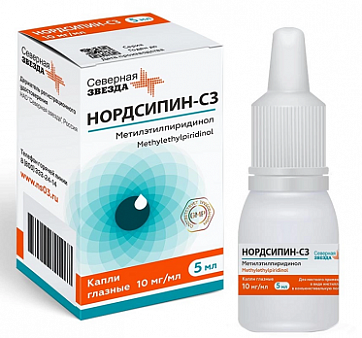 Нордсипин-СЗ, капли глазне 10мг/мл флакон-капельница 5мл