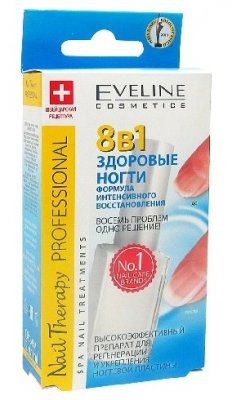 Купить eveline (эвелин) средство для укрепления ногтей 8 в1 здоровые ногти 12мл в Городце