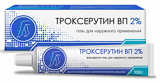 Купить троксерутин вп, гель для наружного применения 2% 100г в Городце