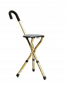 Купить трость amcs37 металлическая комбинированная с трехопорным стулом с регулируемой высотой в Городце