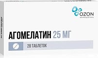 Купить агомелатин, таблетки, покрытые пленочной оболочкой 25мг, 28 шт в Городце