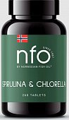 Купить норвегиан фиш оил (nfo) спирулина и хлорелла, таблетки 500мг, 260 шт. бад в Городце