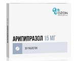 Купить арипипразол, таблетки 15мг, 30 шт в Городце