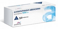 Купить аллопуринол авексима, таблетки 100мг, 50шт в Городце