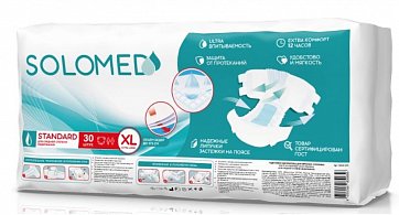 Solomed (Соломед) Подгузники для взрослых Премиум Размер XL 30 шт.