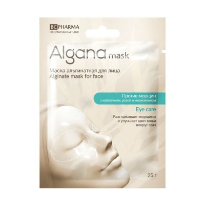 Купить альгана маск (alganamask) маска для кожи вокруг глаз альгинатная против морщин, 1 шт в Городце