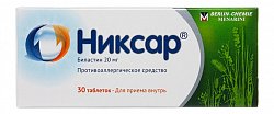 Купить никсар, таблетки 20мг, 30 шт от аллергии в Городце