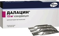 Купить далацин, суппозитории вагинальные 100мг, 3 шт в Городце