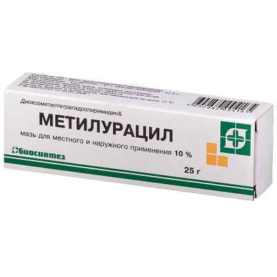 Купить метилурацил, мазь для наружного применения 10%, 25г в Городце