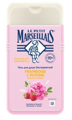 Купить le petit marseillais (ле петит марселл) гель для душа малина и пион, 250мл в Городце