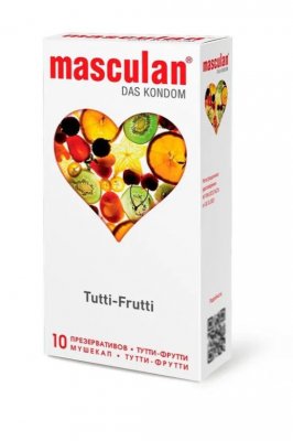 Купить masculan (маскулан) презервативы с ароматом тутти-фрутти tutti-frutti, 10 шт в Городце